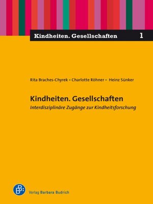 cover image of Kindheiten. Gesellschaften